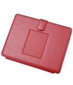 Stand Car Belt Leather Case for iPad 2 (Red)